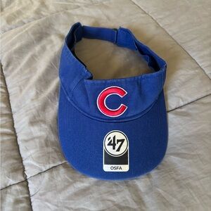 47 Blue Visor with Red Emblem